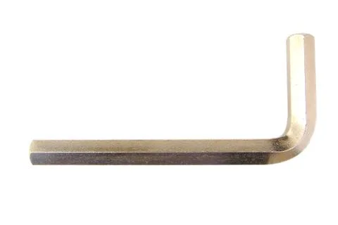 Close-up of big Allen key Stock Photos