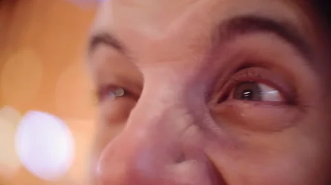 Close-up to a bipolar man Stockbeeldmateriaal 42262008
