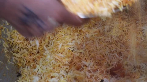 Close Up Biryani Stock-Footage 326326441