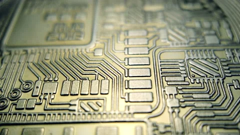 Close up of Bitcoin. Blockchain concept. Cinema effect applied Stock Footage 162058484