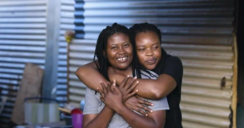 Close-up Black African female Lesbian co... | Stock Video | Pond5