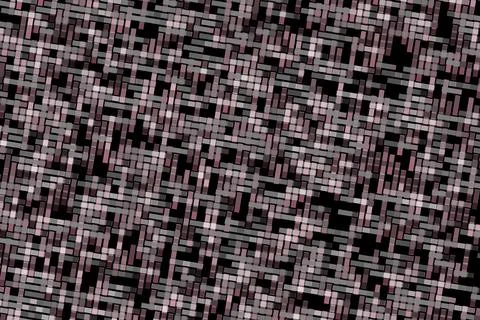 Close-up of black and white woven fabric texture Stock Illustration