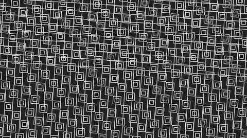 Close up of a black fabric featuring a repeating light gray square motif arra Illustration