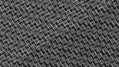 Close up of a black fabric with a repeating white geometric square pattern cr Stockillustratie