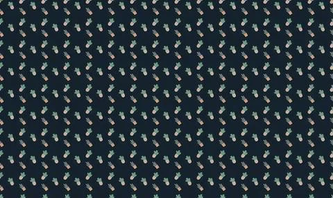 Close-up of black fabric with small white dotted pattern Stock Illustration