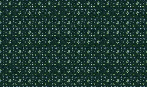 Close-up of black fabric with small white polka dots Stock Illustration