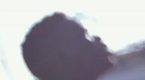 Close-up black guy looking around the harbor Video stock 67522139