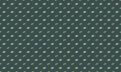 Close-up of black material with small white dotted pattern Stock Illustration