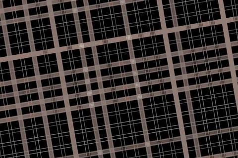 Close-up of black metal grid with square pattern Stockillustratie