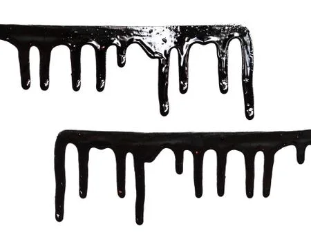 Close up of black paint Stock Photos