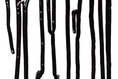 Close up of black paint Stock Photos