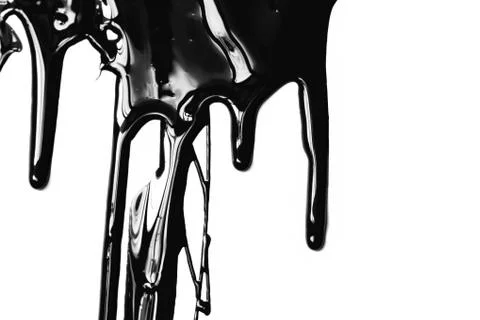 Close up of black paint Stock Photos