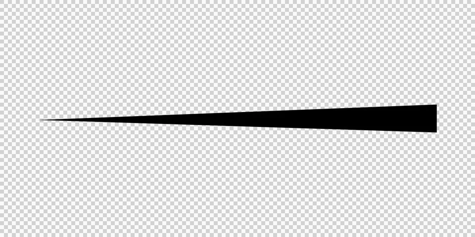 Close-up of black paintbrush tip on white background Stock Illustration