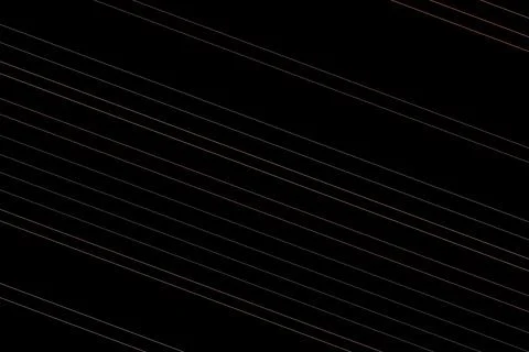 Close-up of a black sewing needle with thread on dark background Stock Illustration