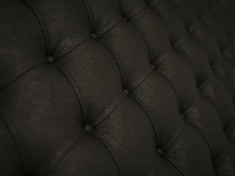 Close-up of black soft leather pattern Illustrazione stock