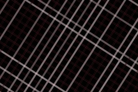 Close-up of black surface with white grid lines pattern Stock Illustration