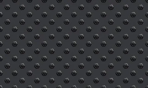 Close-up of black textured surface with small raised dots Ilustración de archivo