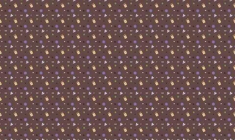 Close-up of black textured surface with small yellow dots Stock Illustration