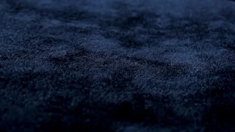 Close-up of black velvet material. Stock Footage 303963231