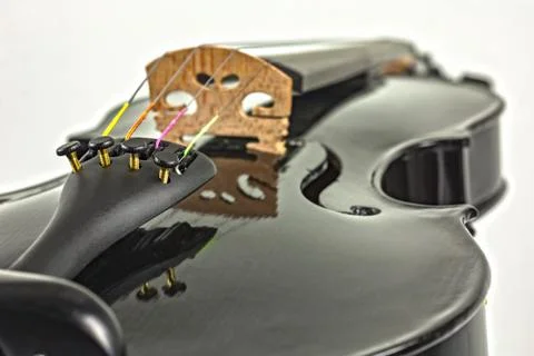 Close up of Black Violin Stock Photos