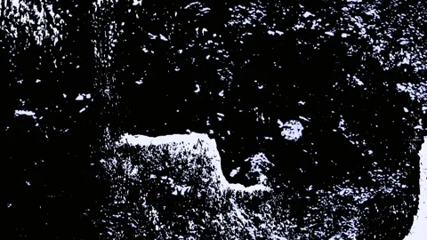 Close-up of blackboard erasing with chalk dust flying Vídeo Stock 340003809
