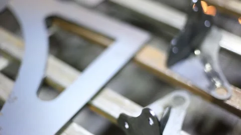 Close-up blacksmith welder in protective mask works with metal using a welding Stock Footage 139590436