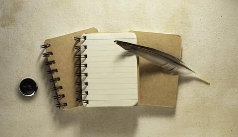 Close up of a blank books Stock Photos