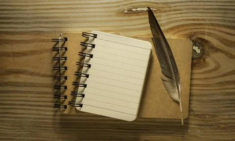Close up of a blank books Stock Photos