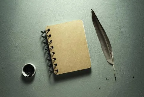 Close up of a blank books Foto stock