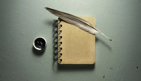 Close up of a blank books Stock Photos