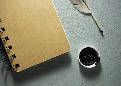 Close up of a blank books Stock Photos