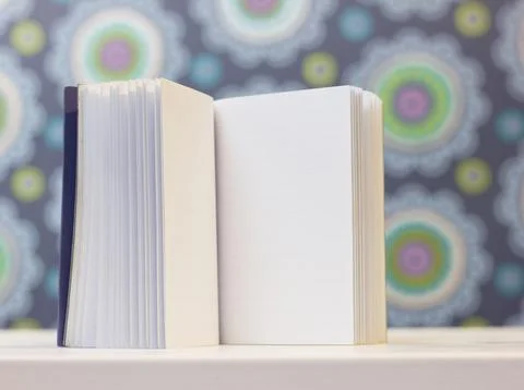 Close up blank notebook Stock Illustration