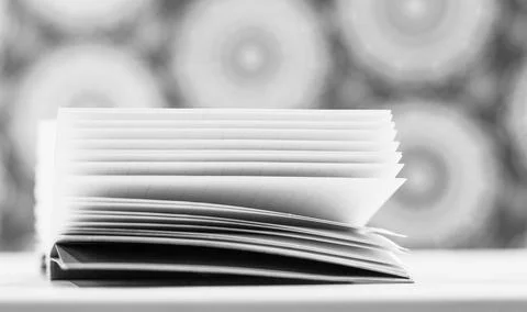 Close up blank notebook Stock Illustration