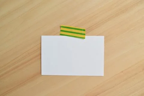 Close-up of a blank reminder Stock Photos