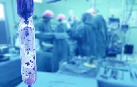 Close up Blood transfusion Stock Photos