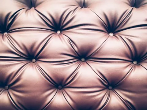 Close up blown leather sofa backrest backround Stock Photos