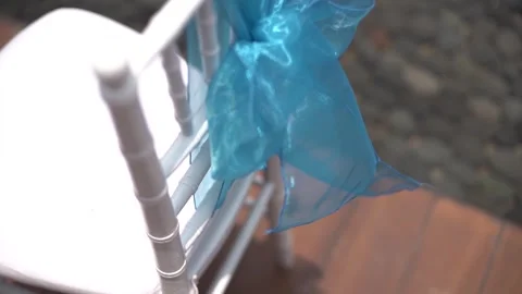 Close-up of Blue and Pink Balloon Garlands for Baby Gender Reveal Celebration Stock Footage 341009267