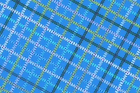 Close-up of a blue circuit board with green and white details Stock Illustration