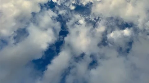 A close up of a blue cloudy sky 스톡 동영상 156845878