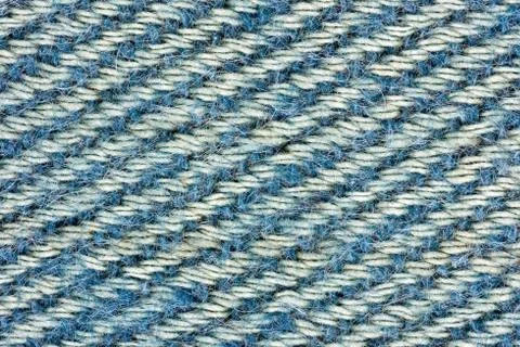 Close-Up of a blue colored fabric pattern for background purpose Stock Photos