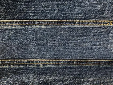 Close up blue denim pattern texture Stock Photos