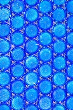 Close up blue diamond in pattern. Stock Photos