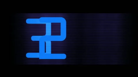 Close-up of blue digital numbers Stock Footage 49692998