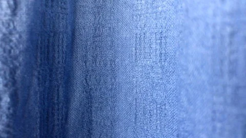 Close up blue fabric texture. Stock Footage 108506429