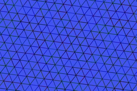Close-up of a blue geometric patterned fabric surface Stock Illustration