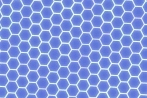 Close-up of blue honeycomb pattern on surface 스톡 일러스트