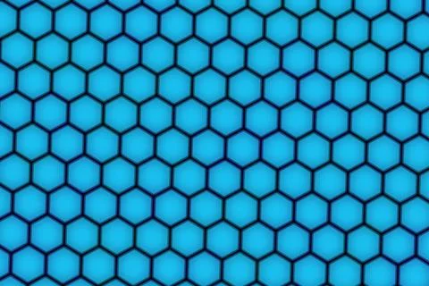 Close-up of blue honeycomb pattern on surface 스톡 일러스트