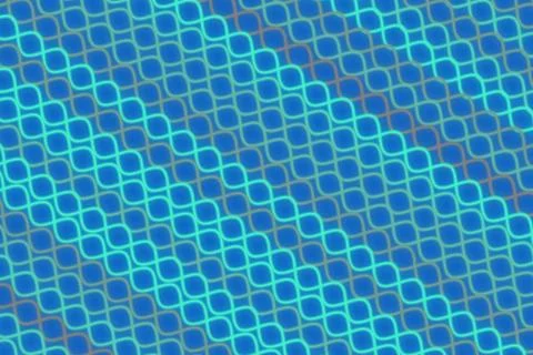 Close-up of blue honeycomb pattern on a surface 스톡 일러스트