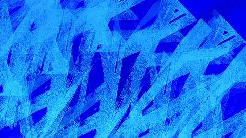 Close-up of Blue Ice Crystals with Sharp Edges and Textured Surface Stock Footage 338195653