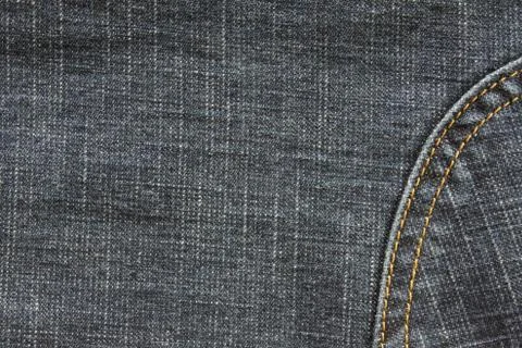 Close - up of the blue jeans Stock Photos